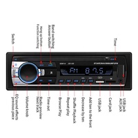 Lecteur MP3 BT pour camionnette avec fonction de charge rapide 12V/24V en option, double USB, radio FM quadri-canal, prise en charge de la carte TF