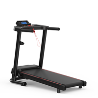 Equipo de Ejercicio para el Hogar, Caminadora Plegable de 2.5HP para Correr, Pantalla LED, 300LBS, 0.5-6.0MPH, Motor Silencioso, Fitness en Casa