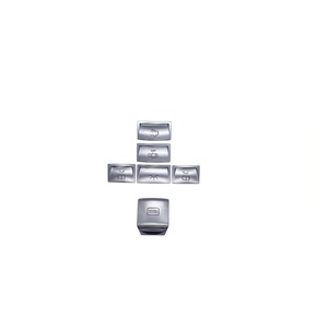 Autocollants décoratifs pour intérieur de voiture, argentés, ensemble A, 8 pièces, ensemble B, 6 pièces, pour Mercedes-Benz classe C, classe E, GLK CLS, toit ouvrant - Product Image 3