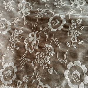 Ý Nhung Nhà Dệt Vải 100% Polyester Plum Blossom In Thông Minh Đen Ra Rèm Vải - Product Image 5