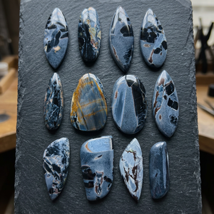 MAHNAJ GEMS Natural Multi Pietersite Loose Gemstones Wholesale Natural Namibian Pietersite Gemstone Cabochons for Jewelry Making - Product Image 2