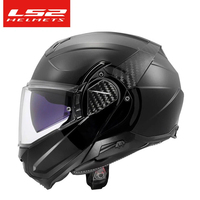Casque de moto intégral modulaire LS2 FF910 ADVANT2 avec visière double face intégrée, verres intégrés, nouvelle alliage anti-buée