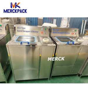 Máquina Semiautomática para Desencapsular y Lavar Botellas de Bebidas de 5 Galones con PLC y Motor, Máquina para Desencapsular y Lavar Botellas de 5 Galones D - Product Image 3