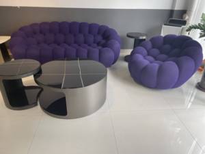 Canapé moderne Runxi, nouvelle tendance, coloré, à bulles, pour salon, fête, 2 places, meubles modernes - Product Image 4