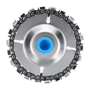 Disque de coupe à 22 dents avec chaîne 22T pour meuleuse d'angle de type 100, jeu de lames de scie pour le travail du bois, arbre de 16 mm - Product Image 5