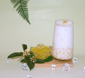 เครื่องดื่มนมปั่นรสผลไม้หวานๆ พร้อมลูกบอลทอปิโอก้า จากไป่หลี่เซียน - Product Image 2