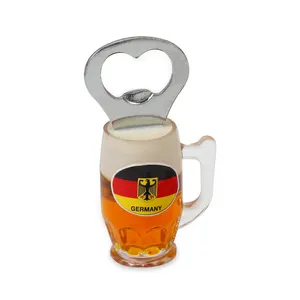 Bottle Opener High Quality Custom Design Beer Metal Bottle Openers Fridge Magnet UV Sublimation Bottle Opener With Logo