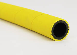 Tuyau <span class=keywords><strong>flexible</strong></span> jaune <span class=keywords><strong>haute</strong></span> <span class=keywords><strong>pression</strong></span> 1/4-4 pouces, 20 <span class=keywords><strong>bars</strong></span>, <span class=keywords><strong>300</strong></span> PSI, en nitrile tressé textile, pour air et eau, facteur de sécurité 3:1, 60 <span class=keywords><strong>bars</strong></span> - Product Image 3