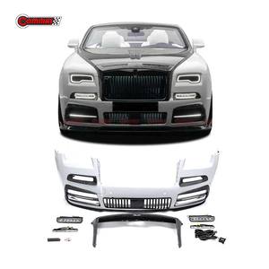 Parachoques Delantero de Fibra de Carbono Estilo MSY para Rolls Royce Wraith con Luz LED, Parrilla Principal, Labio de Parachoques Delantero, Piezas de Tuning - Product Image 1