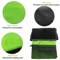 Fabrication d'accessoires pour balles de golf, logo personnalisé, sac à fermeture éclair professionnel, pochette pour tee de golf