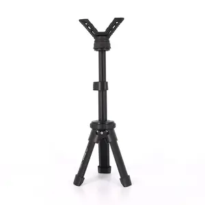 Rapid Shooting Rest Heavy Duty Aluminum Cast Construction Lightweight Bipod Camera Support