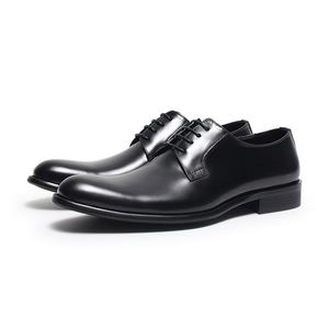 Chaussures en cuir pour hommes, élégantes et polyvalentes, confortables, respirantes et légères, pour le bureau, les trajets quotidiens, les occasions formelles et décontractées - Product Image 1