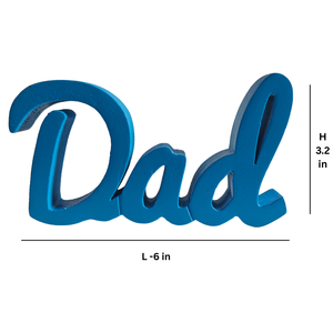 Décoration de table créative en bois d'ingénierie Dad Fancy Showpiece pour la maison et le bureau – Articles décoratifs esthétiques - Product Image 2