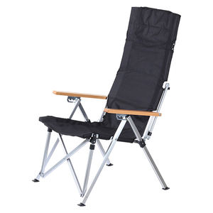 Nueva Silla Reclinable Plegable Portátil con Respaldo Alto Ajustable para Playa, Camping y Exteriores - Product Image 1