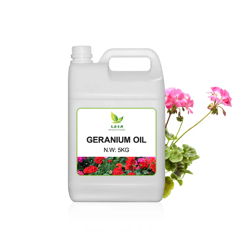 Edible grade plant extract Essential oil 100% natural geranium essential oil Fragrance oil Food additive