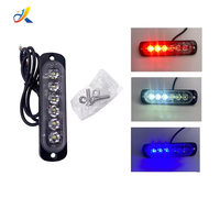 Superhelle 6/12 LED Blinkende Lichtleiste LKW Auto Warnleuchte Rot/Blau/Weiß Verkehrswarnlicht