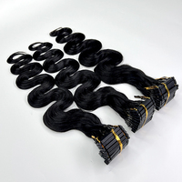 Extensions de cheveux ondulés 6D pour dropshipping, marque privée, emballage personnalisé, 100% Remy, cuticules intactes, 16-22 pouces, stock disponible, pour salons