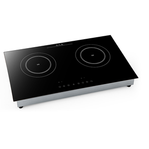 Placa de Inducción con Función de Cocción Potenciada 2000W+2000W, Estructura Sólida de Vidrio para Uso Doméstico - Product Image 2