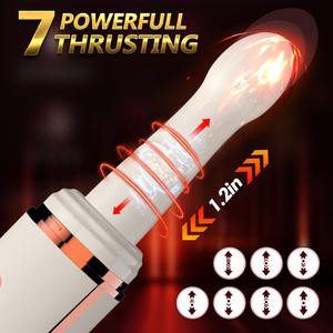 Erwachsene Erotik Heizung Automatische Schub Teleskop Frauen Dildo Vibrator Sex Maschine Saugnapf - Product Image 5