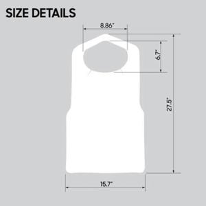 Tablier <span class=keywords><strong>jetable</strong></span> non tissé imperméable à l'eau et à l'huile pour la cuisine, la salle de classe, les activités communautaires et l'artisanat, résistant à la lessive - Product Image 5