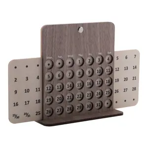 Calendario Perpetuo in Legno Personalizzato Modello Cina 21447_718644 - Product Image 2