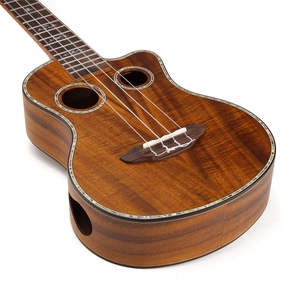 อูคูเลเล่ไม้ KOA แบบทึบ26นิ้วเหมาะสำหรับผู้เริ่มต้นและผู้เริ่มเล่นกีตาร์ขนาดเล็กคุณภาพสูง - Product Image 6