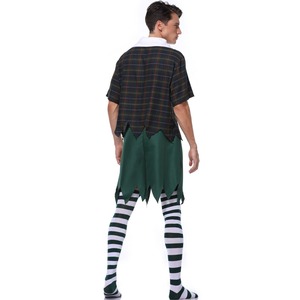 Baige Sexy scozzese Costume da uomo Kilt adulto Hot Scottie Set Costume di Halloween - Product Image 3