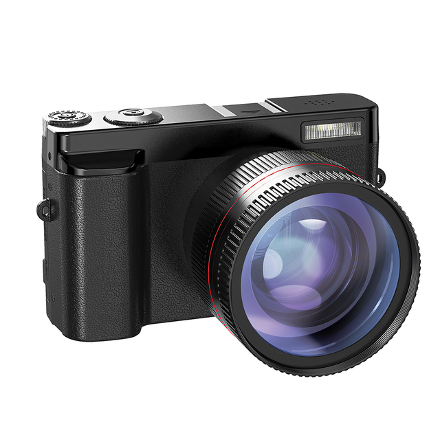 Smart 180 Flip Screen 4K Mirrorless Digital YouTube Vlogging Camera 48MP UHD Autofocus 16X Zoom Stabilized Compact Point Shoot