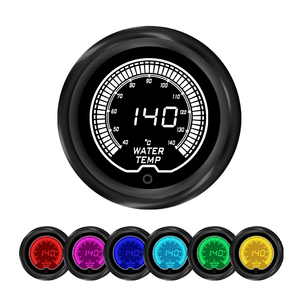 Wenle mới 2 \ "52mm <span class=keywords><strong>EVO</strong></span> 7 màu LCD <span class=keywords><strong>Meter</strong></span> cho tự động nhiệt độ nước đo 40-140 độ C với cảm biến - Product Image 1