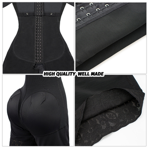 Dropshipping Post Surgery <strong>Tummy</strong> <strong>Tucker</strong> Snatched Bodysuit Posture Corrector Belt Colombian Shapers Shapewear for Women - Product Image 5
