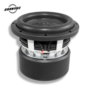 Subwoofer de 8 pulgadas de 1000 vatios, 3 pulgadas, negro, de aluminio, VC dual 2+2, 4+4 ohmios, sistema de audio para coche, altavoz con cesta de aluminio - Product Image 1