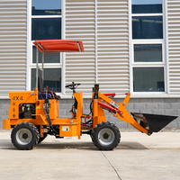 Changhong Reach Kleiner 0,6-Tonnen-Kompakt-Frontlader mit Allradantrieb, PLC-Getriebepumpe, Hochlastmoment, Euro 5-zertifiziertem Motor