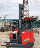 Chariot élévateur électrique à conducteur debout CQD25-GC2R HELI 2500 kg avec commande au pouce pour entrepôt à rayonnages hauts et couloirs étroits