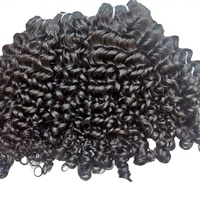Extensions de cheveux en gros, bruts, bouclés, non traités, 100% cuticules alignées, cheveux humains bouclés cambodgiens, double trame machine, 100g