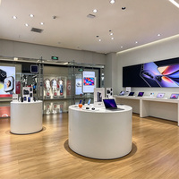 Fabricants d'armoires de présentation pour téléphones mobiles, vitrine de magasin de détail avec éclairage LED, armoire de présentation numérique personnalisée pour magasin