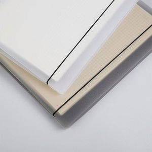 Carnet d'exercices scolaire A5 à couverture transparente givrée durable en PP, 60 feuilles, style couverture rigide, idéal pour un cadeau - Product Image 5