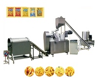 Mesin Pembuat Keripik Jagung Cheetos NikNaks Lini Produksi Kurkure Masala Corn Curls Cheetos Nik Naks Mesin Ekstruder