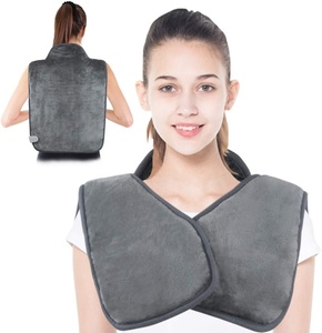<span class=keywords><strong>Poncho</strong></span> chauffant Wrap Throw Couverture électrique ultra douce en flanelle avec protection contre la surchauffe - Product Image 2