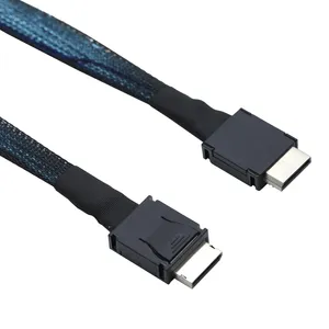 Cable de supervelocidad para servidor OcuLink PCIe PCI-Express de <span class=keywords><strong>4i</strong></span> a MINI SAS, de <span class=keywords><strong>4I</strong></span>, SSD, de 32AWG, para servidor - Product Image 6
