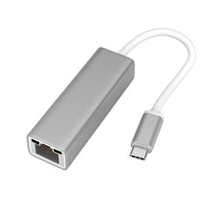 Adaptador Hub USB 3.1 Tipo C a RJ45 Lan 1000M Ethernet <span class=keywords><strong>Guanchen</strong></span> GC-I02 para Macbook con Lámpara LED - Product Image 1