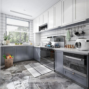 Tùy Chỉnh Phong Cách Hiện Đại Chất Lượng Cao Modular Tủ Bếp Đầy Đủ Đồ Nội Thất Nhà Bếp Đặt L-Hình Dạng Bằng Gỗ Tủ Bếp - Product Image 2