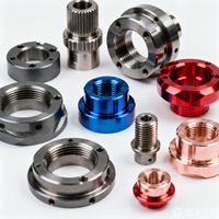 Conception personnalisée d'outils de fraisage CNC en acier inoxydable 3D non standard pour le perçage et le brochage