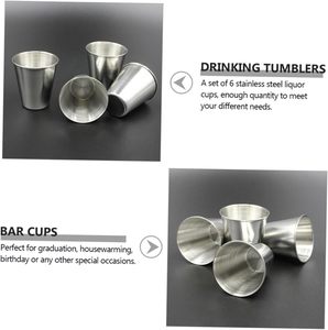 Vasos de Metal Premium Irrompibles de 280 ml al por Mayor, Apilables, Duraderos, de Acero Inoxidable, para Cerveza - Product Image 3