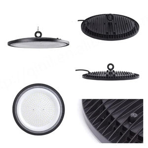 โคมไฟเพดานสูง LED ทรงจานชามอะลูมิเนียมใช้ในอุตสาหกรรมโคมไฟ IP65 AC 200W ติดตั้งบนพื้นผิวภายนอกอาคารตรงจากโรงงาน - Product Image 3