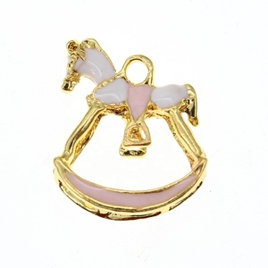 Carino Mini Musulmano Islamico Dello <span class=keywords><strong>Smalto</strong></span> 3D Animale Cavallo Del Bambino A Forma di Pin Charms Per I Bambini - Product Image 3
