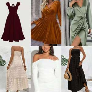 Vestido <span class=keywords><strong>de</strong></span> Verano Elegante para Mujer, Estilo Vintage, Casual, Largo, con Cuello Halter, Transpirable, Estampado, Talla Única, Corte Natural - Product Image 2