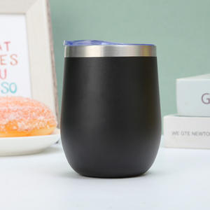 Tasse à café thermos sous vide isolée coquille d'<span class=keywords><strong>oeuf</strong></span> double couche en acier inoxydable 12oz personnalisée - Product Image 5