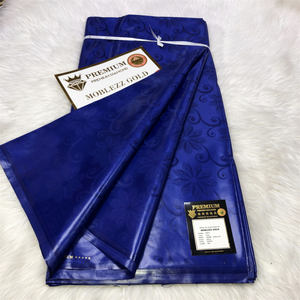 Tissu <span class=keywords><strong>Bazin</strong></span> Riche en Polyester Jacquard Super Fournisseur Pas Cher 5 Yards Tissu <span class=keywords><strong>Bazin</strong></span> Riche Allemagne - Product Image 2