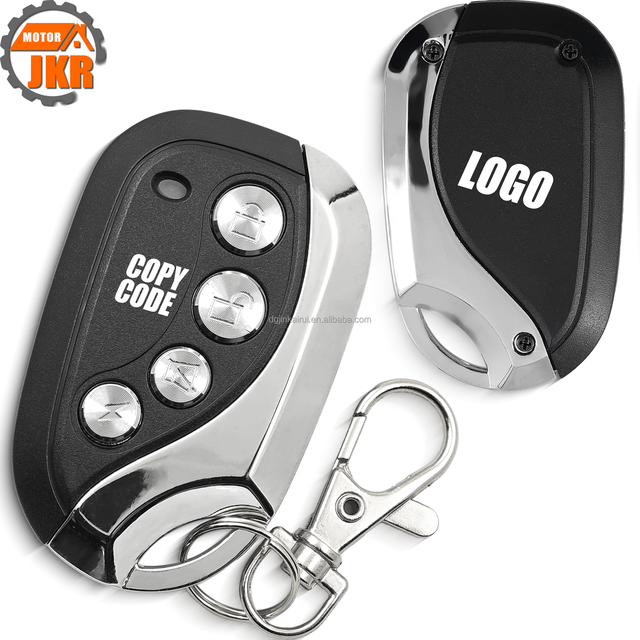 High Efficiency Four-Button Universal Key Fob 433MHz RF Remote Control for Gate and Door Access