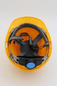 노란 색깔 v 작풍 아bs HDPE 중동 시장을 위한 세륨 EN397 를 가진 산업 건축 안전 헬멧 안전 단단한 모자 - Product Image 3